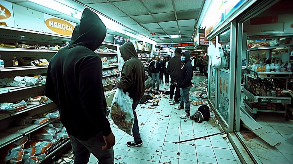 “We Surrender”… NYC Gangs Loot Helpless Stores