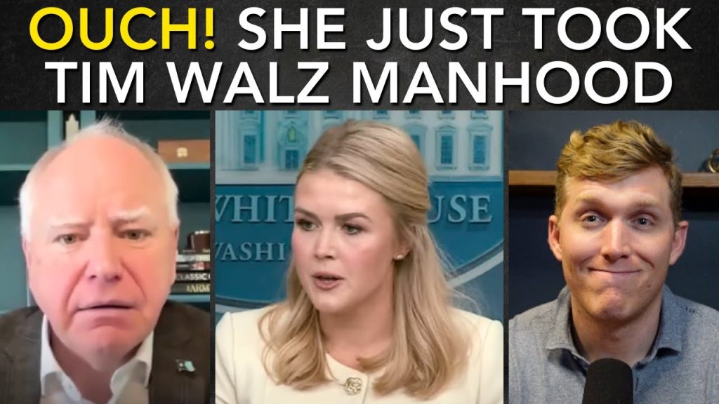 Karoline Leavitt Just TOOK THE MANHOOD From Tim Walz